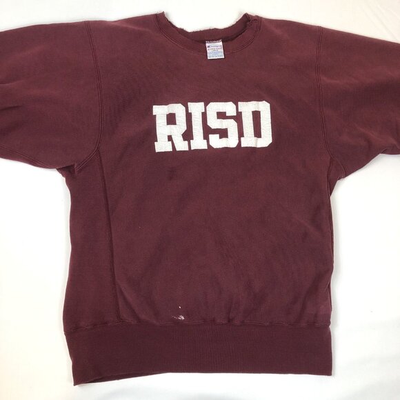 Vintage Champion RISD Rhode Island School Design Reverse Weave Crewneck Large - Picture 2 of 9